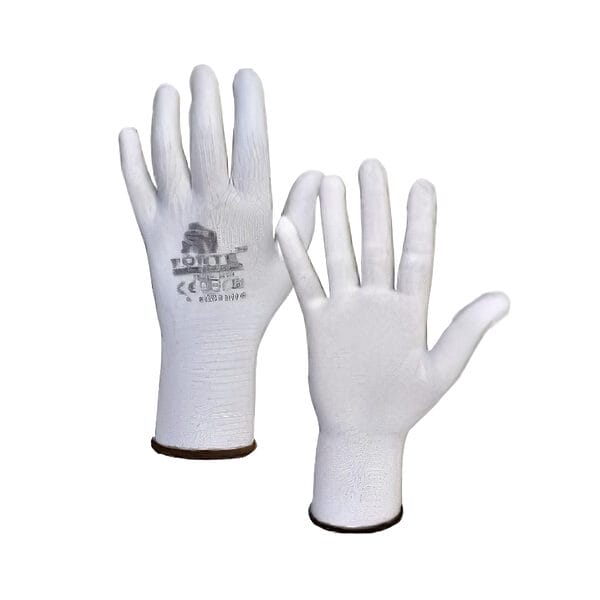 Guante Poliéster Blanco Forte